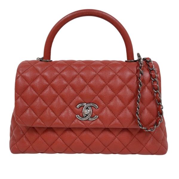 CHANEL（シャネル） ココハンドル29 A92991 レッド シルバー金具