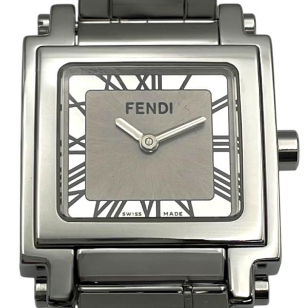 FENDI（フェンディ） クアドロ 6000L シルバー SS 腕時計 レディース