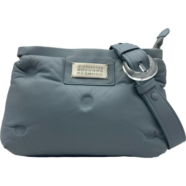 メゾン マルジェラ Maison Margiela グラムスラムショルダー S61WG0032 ライトブルー シルバー金具 レザー レディース ショルダーバッグ Maison Margiela（メゾンマルジェラ） メゾン マルジェラ グラムスラム