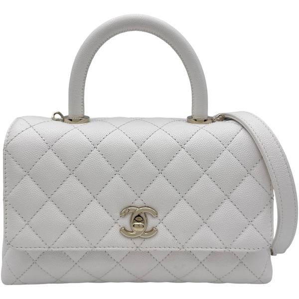 CHANEL（シャネル） ココハンドル XS A92990 ホワイト ゴールド金具
