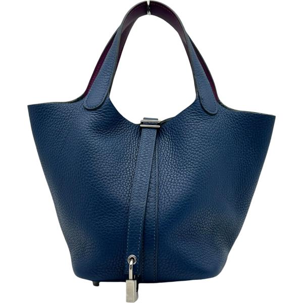 HERMES（エルメス） ピコタンロックPM エクラ D刻印 ブルーアガット