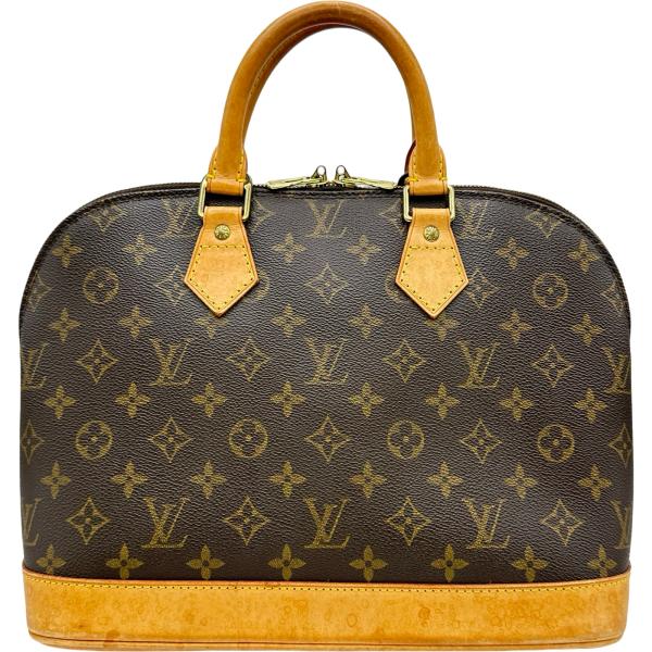 鑑定済み ルイヴィトン モノグラム アルマ PM ハンドバッグ M51130 LOUIS VUITTON（ルイ・ヴィトン） アルマ M51130 ブラウン モノグラム