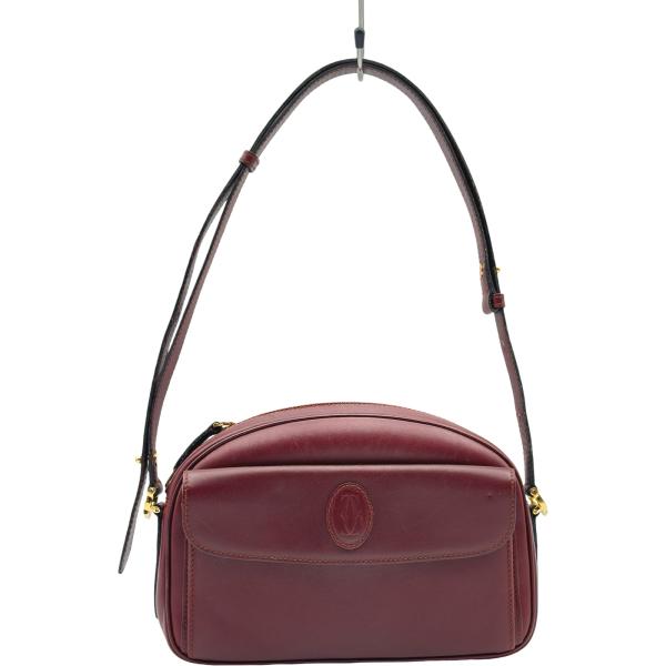 Cartier（カルティエ） マストライン ショルダーバッグ ボルドー 