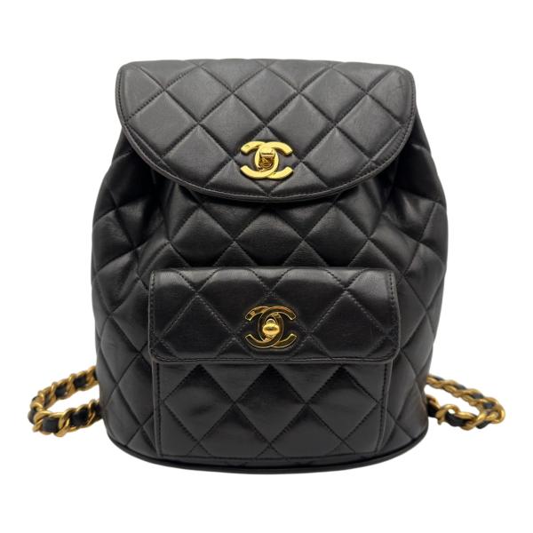 CHANEL（シャネル） マトラッセ チェーンリュック 3番台 ブラック 