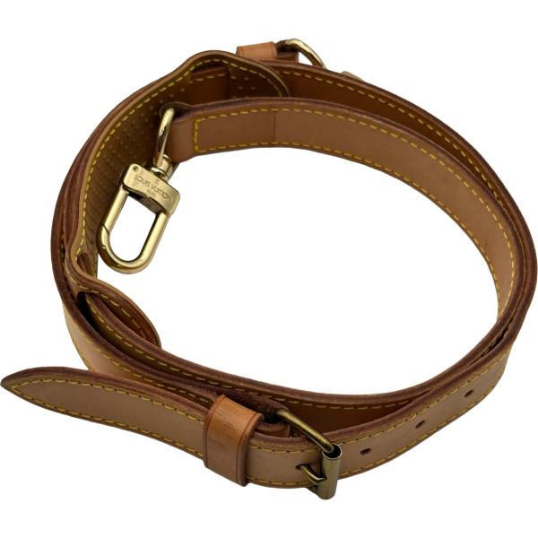 【良品】ルイヴィトン キーポルバンドリエール ショルダーベルトのみ ヌメ革 LOUIS VUITTON（ルイ・ヴィトン） ストラップ キーポル・バンド