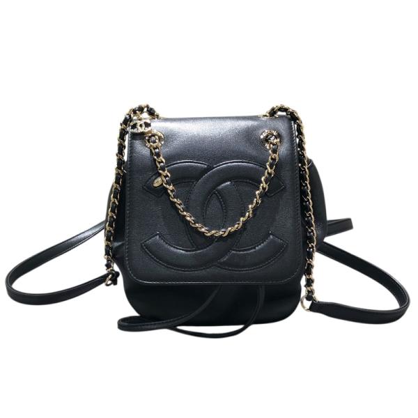CHANEL（シャネル） ココマークミニバックパック AS0325 ブラック
