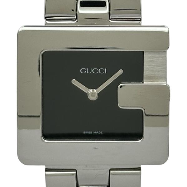 GUCCI（グッチ） GUCCI Gスクエア 3600J ブラック ステンレススチール