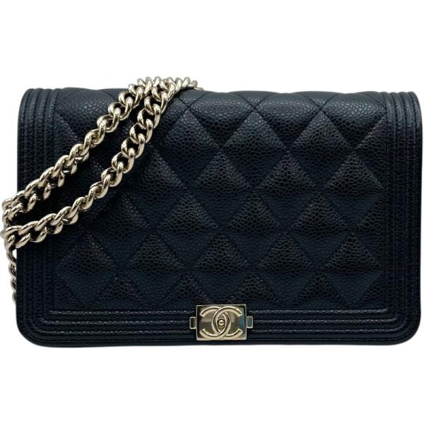 シャネル　ウォレット　ボーイシャネル CHANEL ボーイシャネル チェーンウォレット