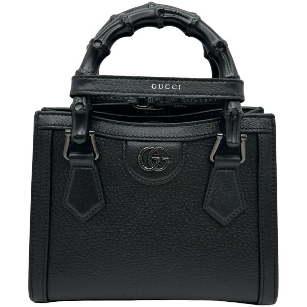 GUCCI（グッチ） ダイアナスモールバッグ 702732 ブラック レザー
