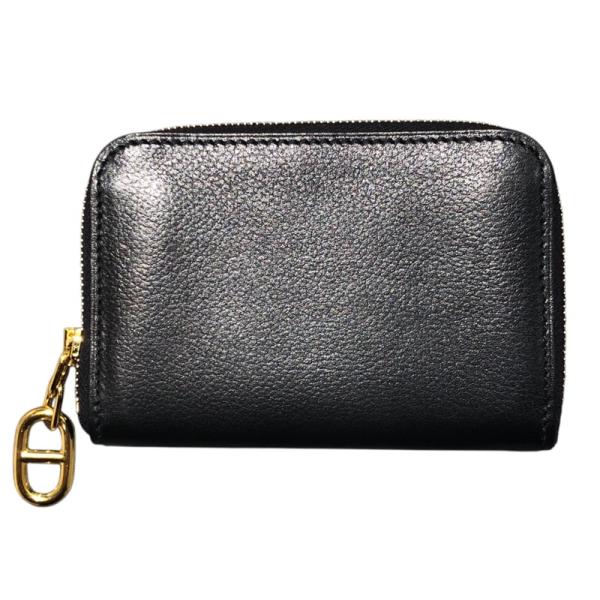 HERMES（エルメス） ジップアンゴー W刻印 ブラック エバーカラー