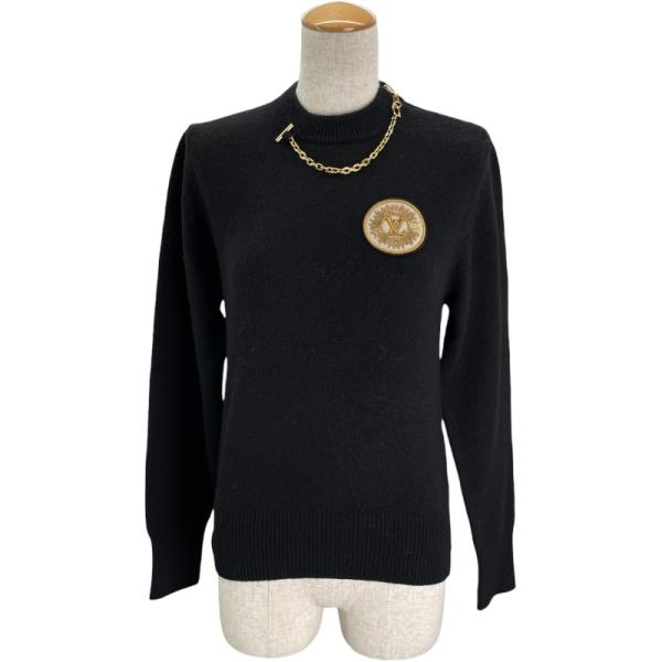 LOUIS VUITTON（ルイ・ヴィトン） チェーン装飾ロゴエンブレムニット
