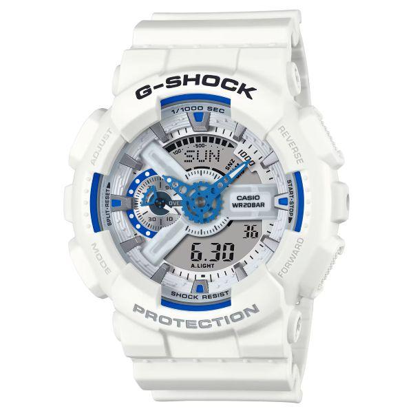 G-SHOCK カシオ GA-110HDS-7AJF メンズ 腕時計 ブルー蓄光フェイス 