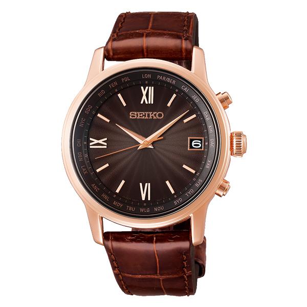 セイコー ブライツ Sagz098 メンズ 腕時計 ピンクゴールド チタン 茶色ワニ革バンド Seiko ソーラー電波時計 新品 Sagz098 大森 時計店 通販 Yahoo ショッピング