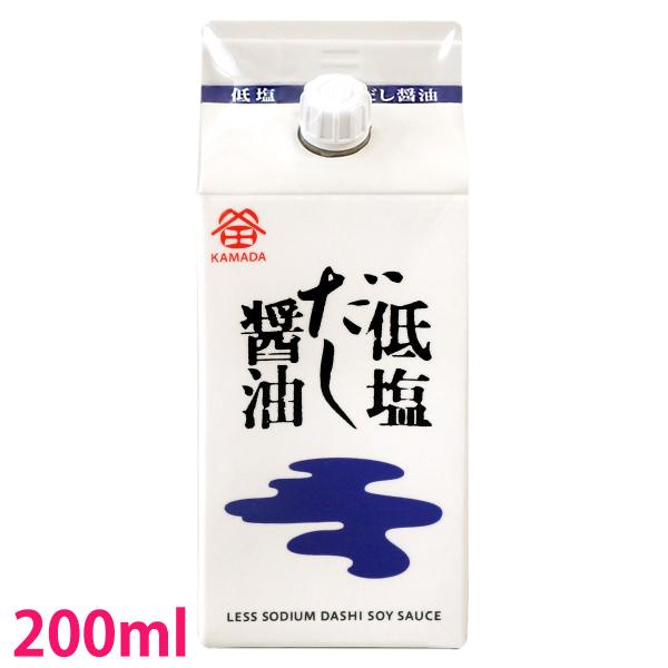 鎌田醤油 低塩だし醤油 1本 200ml