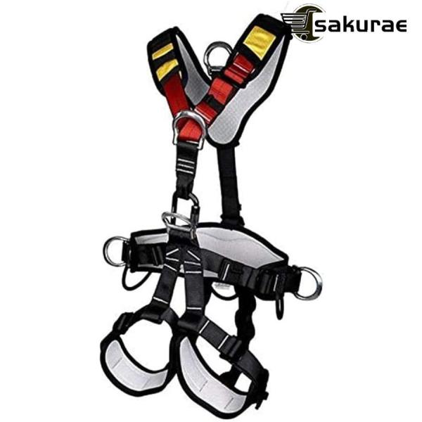 登山用の全身クライミングハーネス安全ロッククライミング懸垂下降屋外ツリークライミングツリークライミングギア、ルーフハーネス、ロッククライ
