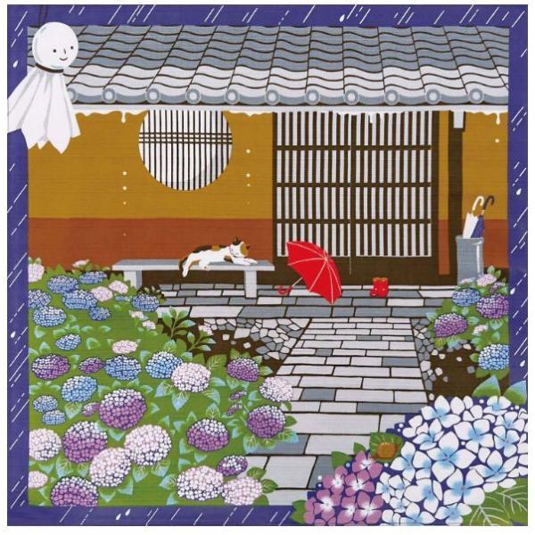 OєL݂̖L ӂ낵 i50×50cmj C~ ݂̉Jhi6j