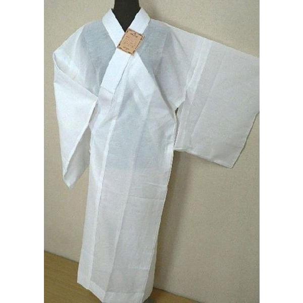 紋紗（紋織り柄） 夏の長襦袢 絽半衿付き仕立て上がり品 :nonshajuban