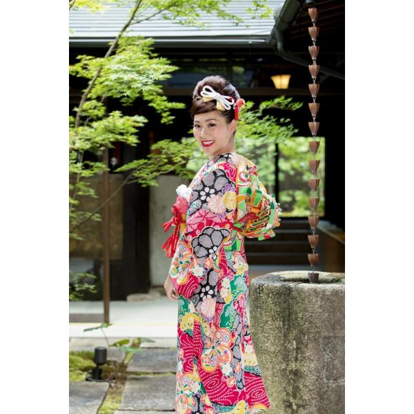 大正浪漫感じる振袖、Wayu-bi、仕立上り振袖単品商品 No, 1901a oooka529_wayubifurisode1901a_2