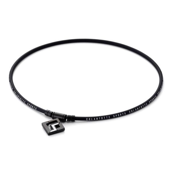 他サイト： [コラントッテ] SPORTS PRO マグチタンネックレス SG160 CO磁気ネックレスS160 ループ：ブラック×ホワイトトップ：ブラックチタンの商品画像