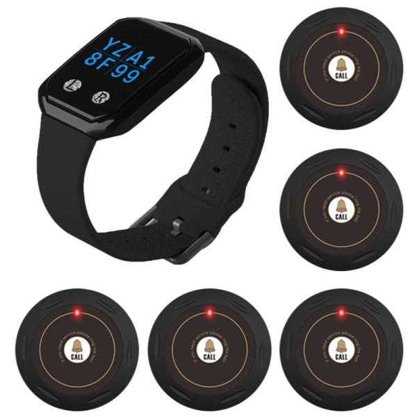 FLYDOG 飲食店呼び出しベル送信機 呼び鈴 ワイヤレスシステム 腕