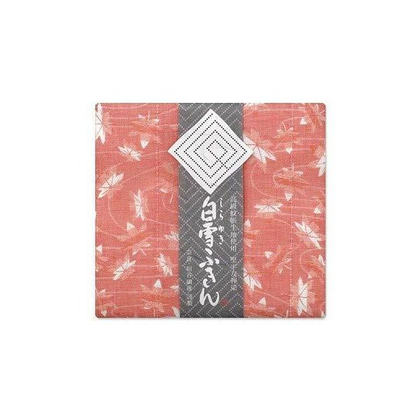 他サイト： 白雪ふきん(Shirayuki Fukin) 友禅 ふきん 日本製 塩素系漂白剤可 しなやかな触感 紅葉 朱 30x40の商品画像