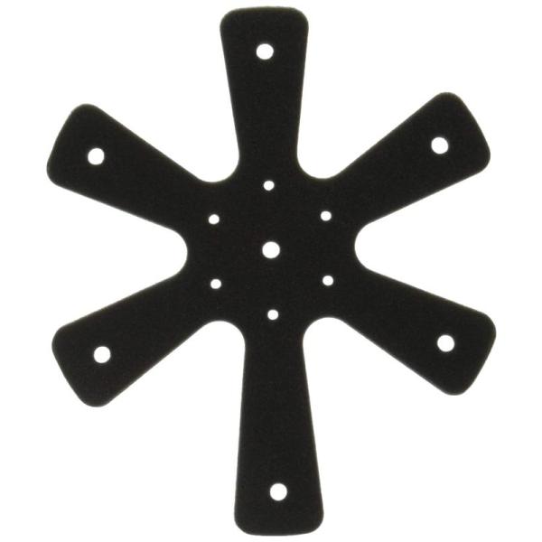 他サイト： ラフアンドロード(ROUGH&amp;ROAD) バイクヘルメット用 ヘルメットスペーサー グレー 10mm RR6203の商品画像