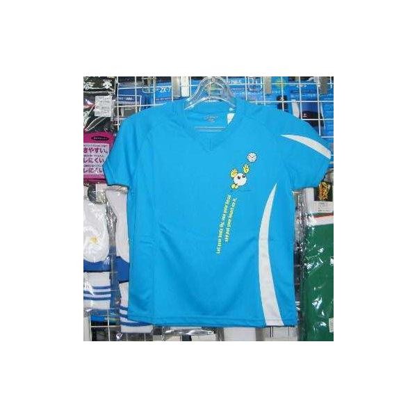 XW6107 限定生産 バボちゃん 半袖Tシャツ カラー アクアブルー×ホワイト（2301） サイズ レディース Sサイズ メーカー希望価格￥3200+消費税 身長152〜158ｃｍ バスト77〜83ｃｍ  素材：サイバードライ リバーシブ...