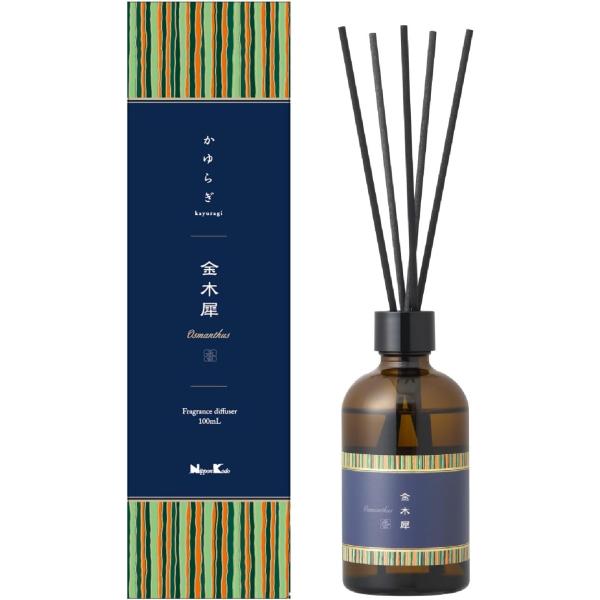 【送料無料】【まとめ買い3個】日本香堂　かゆらぎ 金木犀 ディフューザー