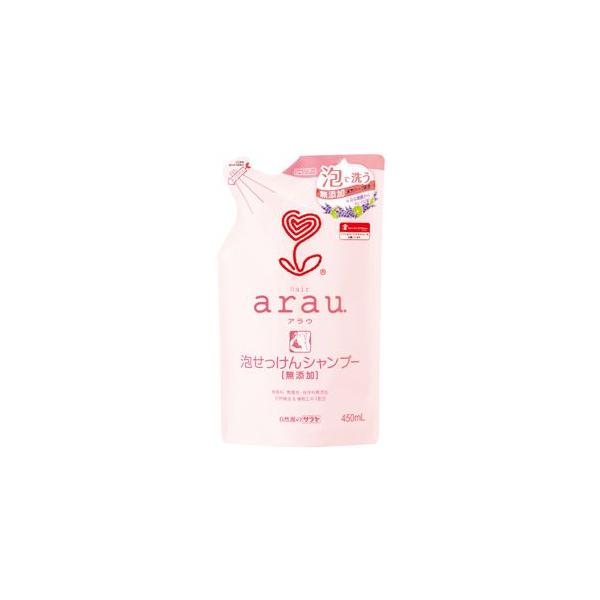 サラヤ アラウ泡せっけんシャンプー 詰替450ml : オオサキ ヤフー店