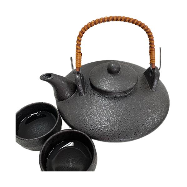黒千代香】酒器 黒ぢょか大と盃セット : 酒・食品・雑貨の
