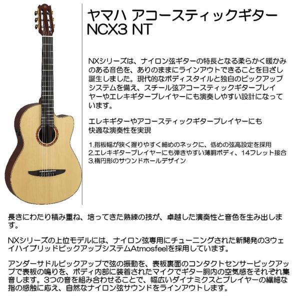 YAMAHA ヤマハ アコースティツクギター NCX3 NT
