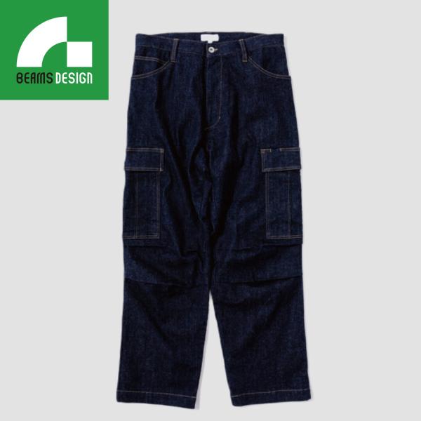 BEAMS DESIGN 桑和 2702-08 デニムカーゴパンツ ビームスデザイン SOWA (すそ直しできます) BEAMS DESIGN 桑和 2702-08 デニムカーゴパンツ ビームスデザイン SOWA