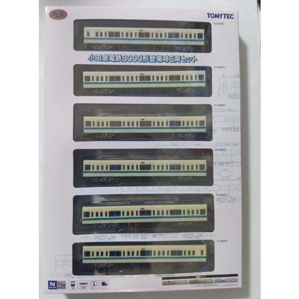 ちか 鉄道コレクション Nゲージ 285113 小田急8000形登場時6両セット