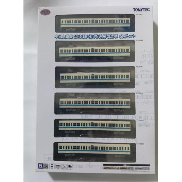TOMYTEC 小田急電鉄　4000形　(初代)冷房改造車 6両セット　鉄コレ 鉄道コレクション Nゲージ 293057 小田急4000形(初代)冷房改造車