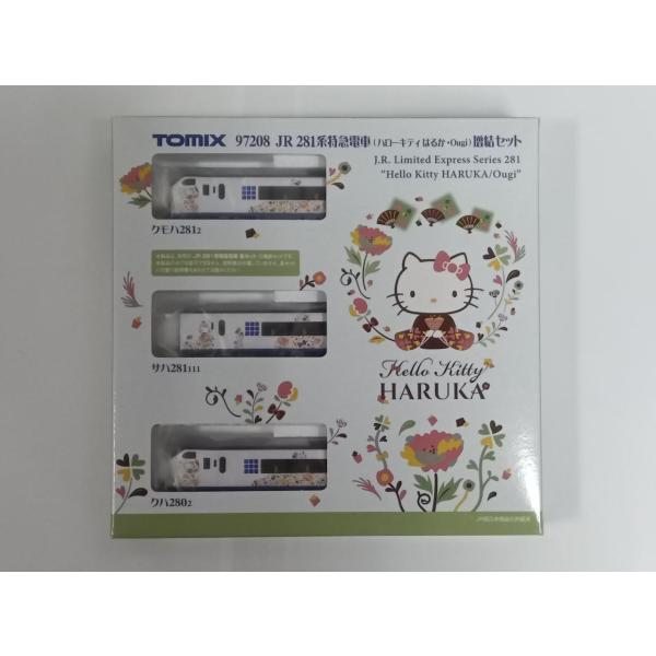 TOMIX Nゲージ 97208  JR 281系特急電車（ハローキティ はるか・Ougi）増結3両セット