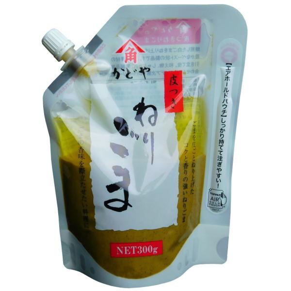 ◆商品発送情報◆こちらの商品は【　日本郵便レターパックプラス便　1個口　】に【　6個まで　】同梱が可能です。【　6個まで　】ご注文いただく場合、配送方法【　日本郵便レターパックプラス便　】をご選択下さい。商品名「かどや　皮つきねりごま　30...