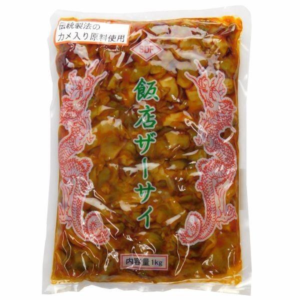 ◆同梱発送をご希望の場合◆こちらの商品は1個口に【　2個まで同梱することが可能　】です。同梱発送をご希望の場合には【　オプション項目　】より数量を追加下さい。商品名「丸松　SDF飯店ザーサイ １kg」そのまま御飯のおかず、お酒のつまみにご利...