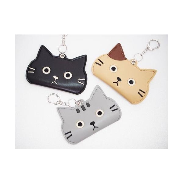ビアズリー 猫 キーホルダー スマホショルダー カードケース