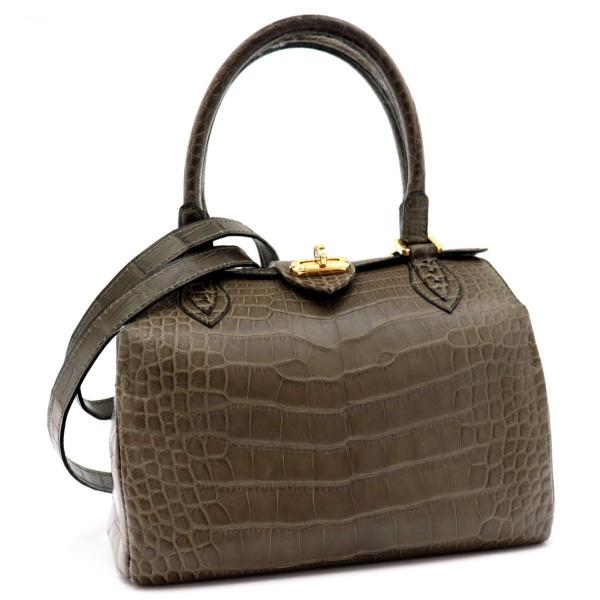 MORABITO 美品 モラビト オルセー クロコダイル レザー 2way MORABITO 美品 モラビト オルセー クロコダイル レザー 2way