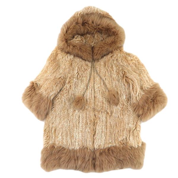 ダイアグラム グレースコンチネンタル フード付き ファーコート