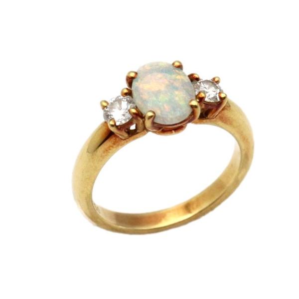 TIFFANY&Co.（ティファニー） オパール ダイヤモンド リング 約10号 
