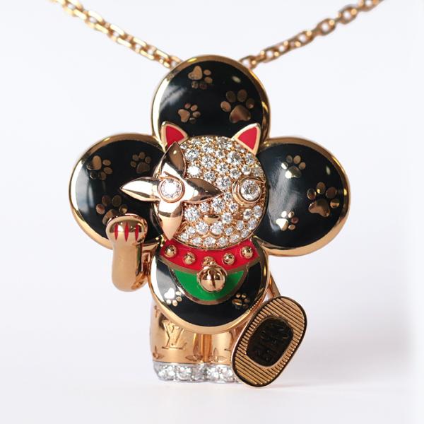 大幅値下げ　ルイヴィトン　ネックレス　パンダンティフ　レオパード柄 楽天市場】ルイ・ヴィトン LOUIS VUITTON ネックレス パンダン