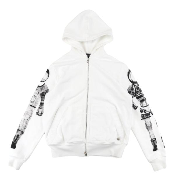 シャネル 宇宙飛行士　パーカー ブラック コットン　ココマーク　フーディ シャネル 宇宙飛行士 パーカー ブラック コットン ココマーク フーディ