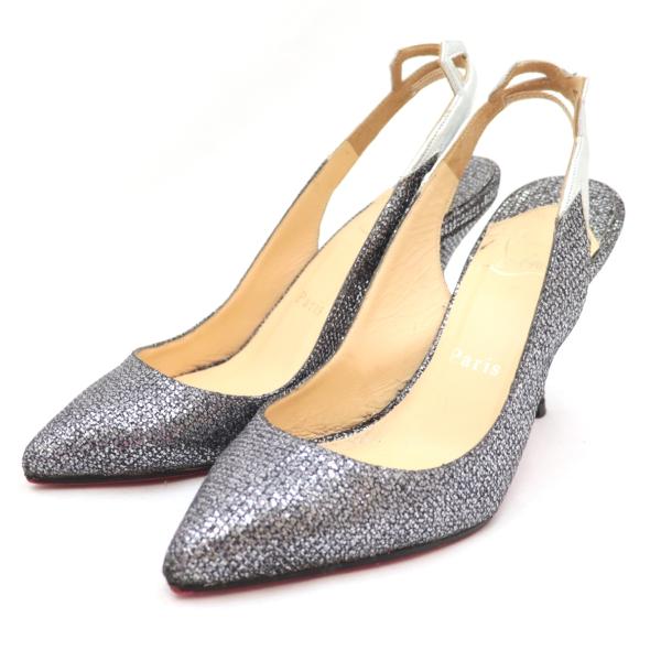 新品✨クリスチャンルブタン　ハイヒールパンプス　グリッター　シルバー　36 opal-shop1_2100020000012234