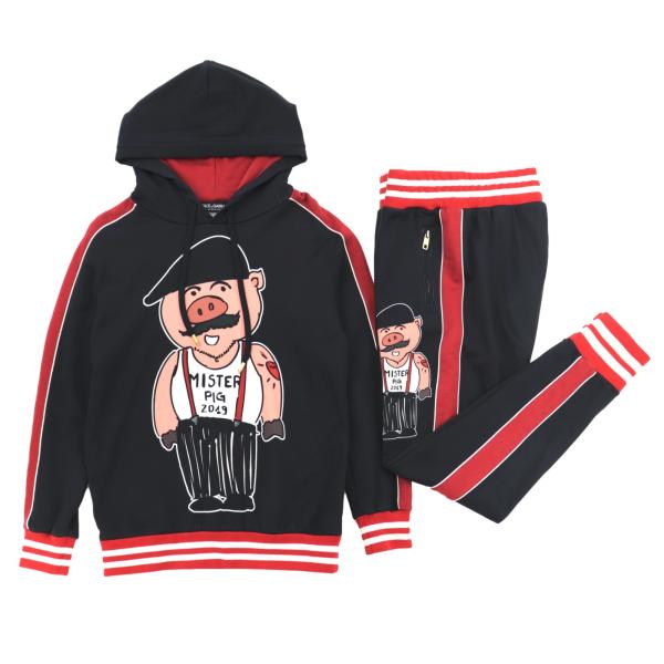 DOLCE & GABBANA セットアップ スウェット チャコール 44