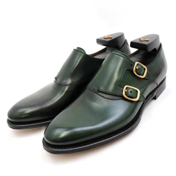 新品未使用】GUCCI ブローグ モンクストラップ シューズ