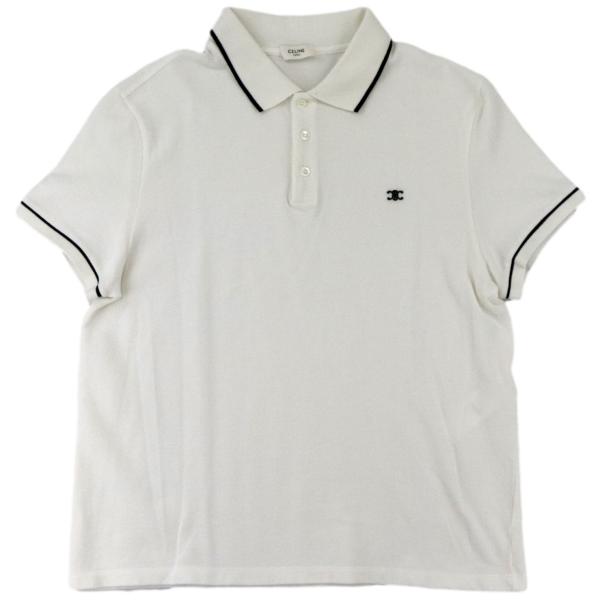 正規 CELINE セリーヌ トリオンフ ロゴ ポロシャツ opal-shop1_2100020000014811