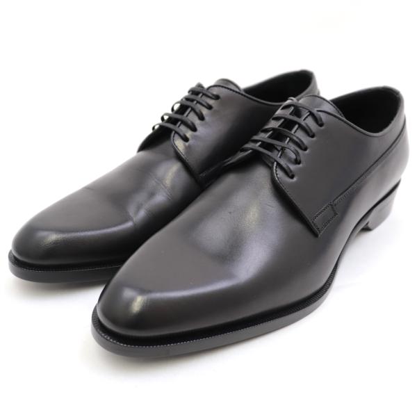 新品 DIOR ディオールオム 12HBM 外羽根 プレーントゥ レザーシューズ Dior HOMME 未使用 ディオール オム プレーントゥ レザー
