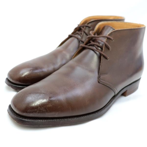 クロケット&ジョーンズ WOBURN ウーバン レザー チャッカブーツ メンズ 