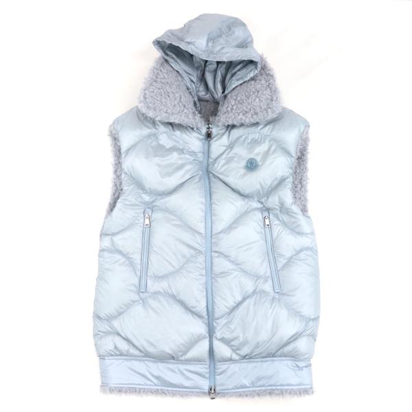 美品 モンクレール 23SS ACHARD リバーシブル ダウンベスト レディース 